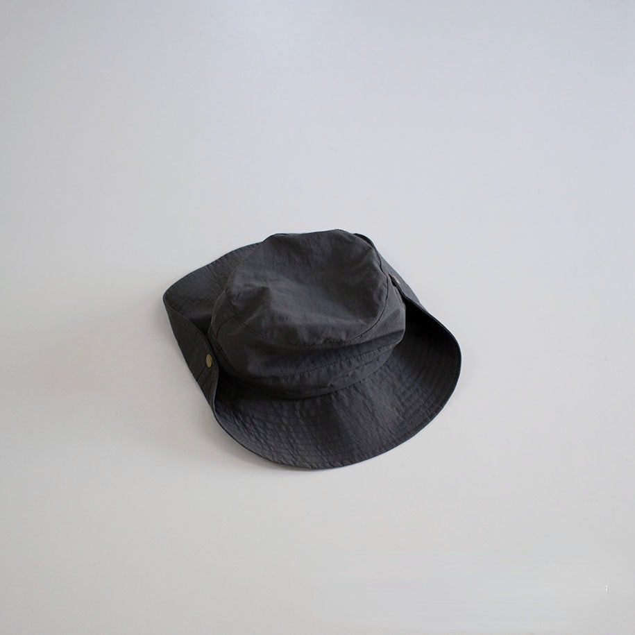 Wholesale Cotton Polyester Large Brim Solid Color Fisherman Hat